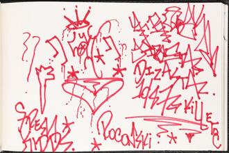 [Page inside LA 2's black book.]