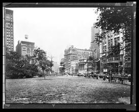 Madison Square. View taken across Madison Square, site for New York Life Insurance Company's new building.