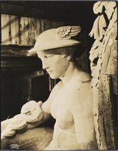 East 46th Street and Park Avenue. New York Central Building. Assembly of statuary in clock face