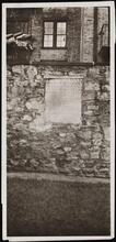 [First Marble Cemetery tablet--founders (New York Marble Cemetery).]