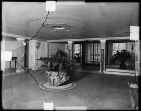 Entry hall in the Henry William Poor house.