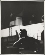 [On the ferry.]