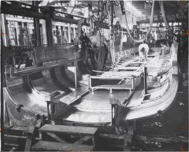 [Construction of a train car.]