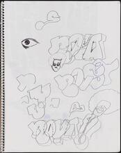 [Page from Daze's sketchbook.]