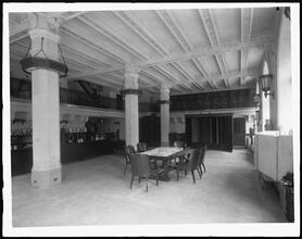 Madison Avenue and 41st Street. Johns-Manville Co. Building, sales room.