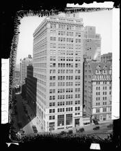 37th Street at the S.W. corner of 7th Avenue. Garment Center building.