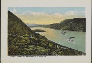Looking Down River, from Breakneck Mountain.