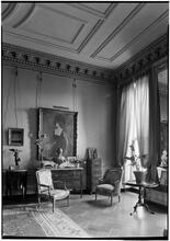 James Cushman [residence]. Windows and painting.