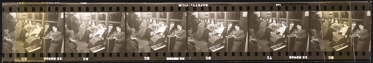 Life and Love on the New York City Subway [Musicians with their instruments on a subway.]