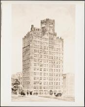 [Washington Place and Grove Street. Apartment building.]