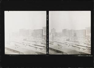 [Excavation of New York City rail road depot.]