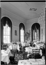 Hotel Governor Clinton. Governor Clinton dining room corner detail.