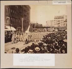 [Letter-carriers at the dedication of the statue for Samuel Sullivan Cox.]