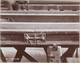 [Elevated train rail.]