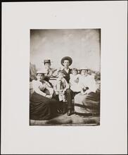 [Al Smith with his family.]