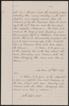 Order book of Oliver De Lancey, February 20, 1778-March 13, 1778, copied by Edward Floyd De Lancey in 1880