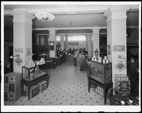 Franklin Street and Greenwich Street. B. Fischer and Co. Factory, general view of office interior from entrance.