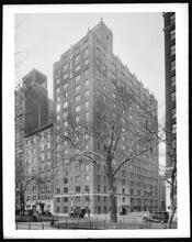 Washington Place and Washington Square West. Holly Chambers apartments, general exterior view.