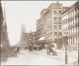 [5th Avenue north from 45th Street.]