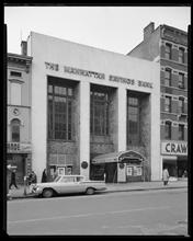 East 86th Street. Manhattan Savings Bank, exterior view from N.E..