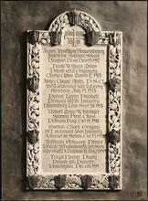 550 West 155th Street. Chapel of the Intercession. Interior, detail of War Memorial Tablet