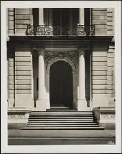 East 80th Street and Fifth Avenue. Duke residence. Entrance