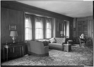 Alice Duer Miller [residence]. Living room window side view.