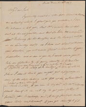 Letter from John Peter De Lancey to John De Lancey, December 19, 1786