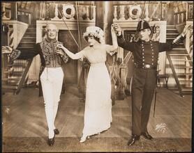 ["H.M.S. Pinafore" theater still.]