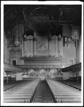 16th Street and Stuyvesant Square. St. George's Protestant Episcopal Church, main organ from ground floor.