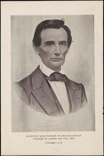 Excessively rare portrait of Abraham Lincoln published by Currier and Ives, 1860.