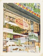 [Storefront of Williams Bar-B-Q Caterers, 2350 Broadway.]