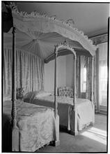 Thomas A. Yawkey [residence], 992 Fifth Avenue. Bedroom, detail of bed.