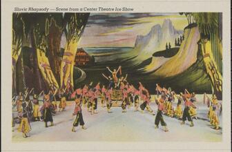 Slavic Rhapsody - Scene from a Center Theatre Ice Show.