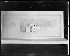 Proposed plan for J. Pierpont Morgan's library.