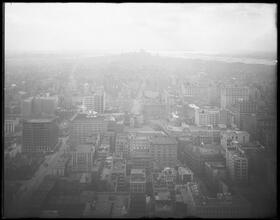View south from Metropolitan Life Insurance tower Madison Square.