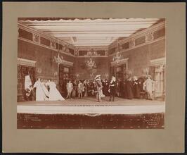 ["The King's Musketeer" theater still.]