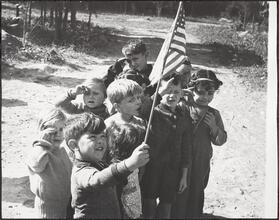 Camp Moodna, "I Pledge Allegiance to the Flag".