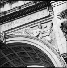 [Soldiers' and Sailors' Memorial Arch, detail.]