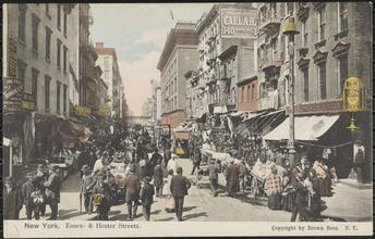 New York. Essex & Hester Streets.