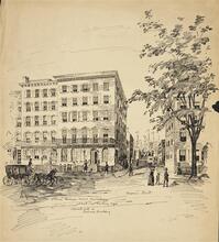 Steven's House, No. 27 Broadway about one century ago.