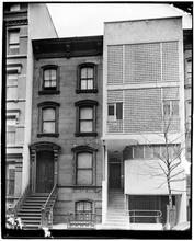 Glass-Brick and Brownstone Fronts, 209-211 East 48th Street