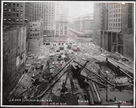 41st St. Side [Lincoln Building construction.]
