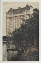 [Central Park, with Plaza Hotel in the background.]