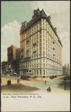 Hotel Manhattan, N.Y. City.