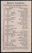 Jamaica Volunteers, Fourth Annual Ball