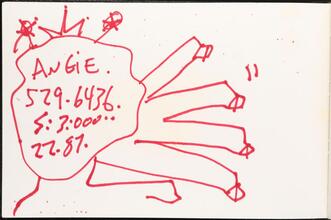 Angie [Page inside LA 2's black book.]