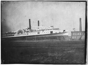 [S.S. "Commonwealth" in Dry Dock]