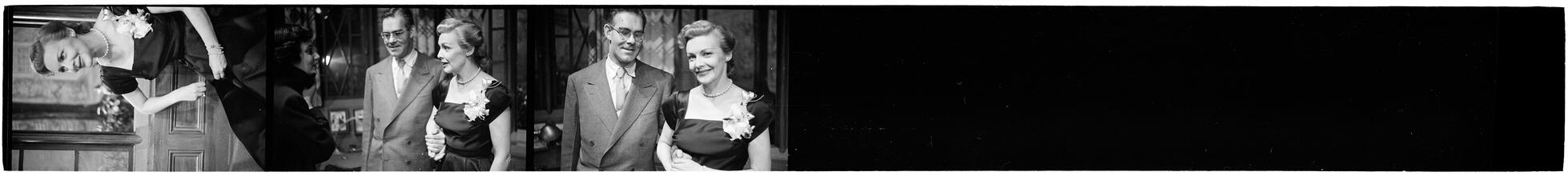 Goodbye My Fancy [Cast on stage. Madeleine Carroll as Agatha Reed.]