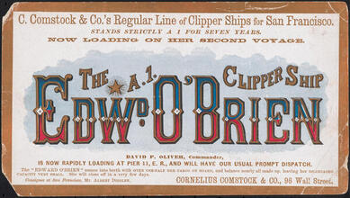 The A.1. Clipper Ship Edwd. O'Brien
